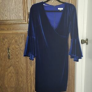 SAPHIRE BLUE Calvin Klein dress Size L